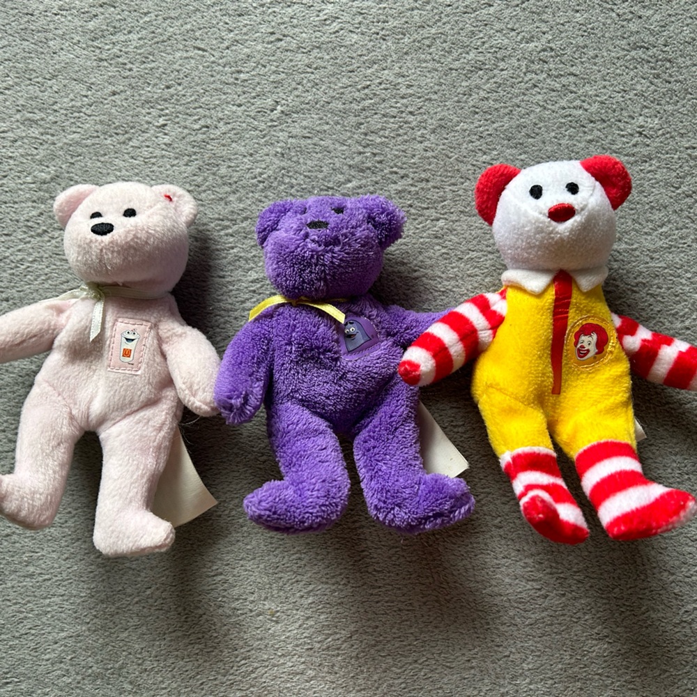 Vintage/Y2k McDonald’s Beanie Babies